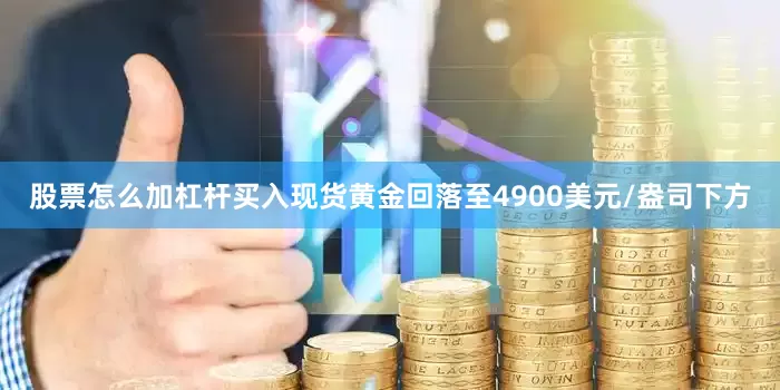 股票怎么加杠杆买入现货黄金回落至4900美元/盎司下方