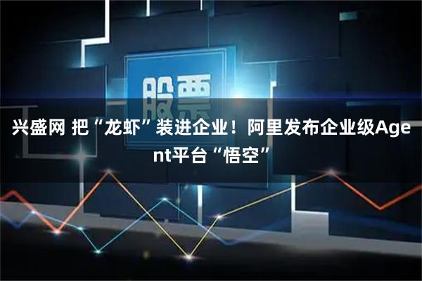 兴盛网 把“龙虾”装进企业！阿里发布企业级Agent平台“悟空”
